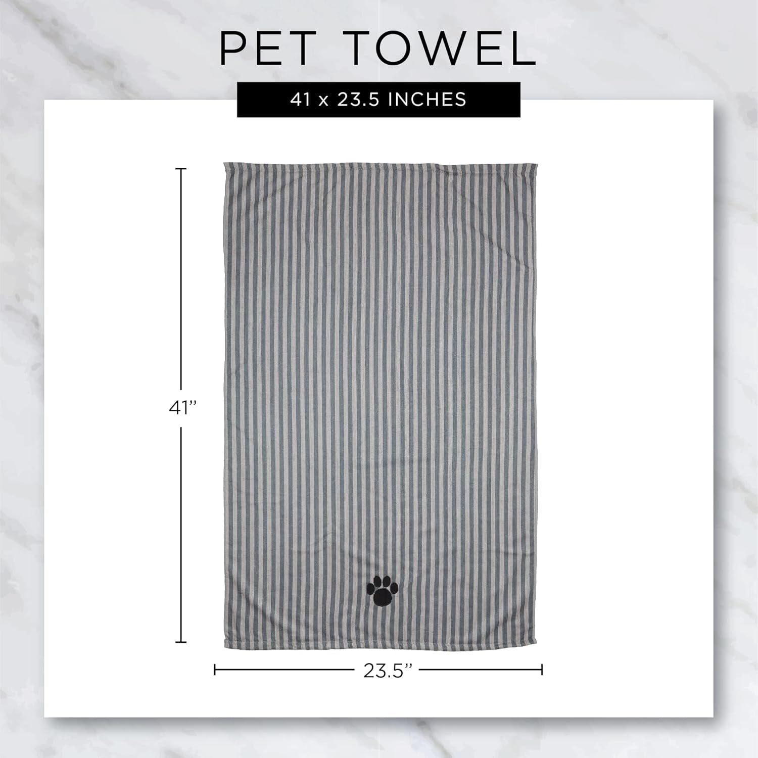 Extra Large Microfiber Pet Grooming Towel