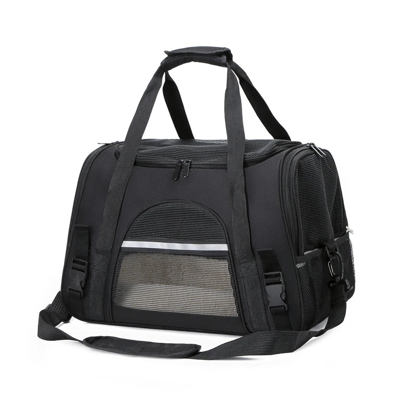 Portable Mesh Pet Carrier Bag