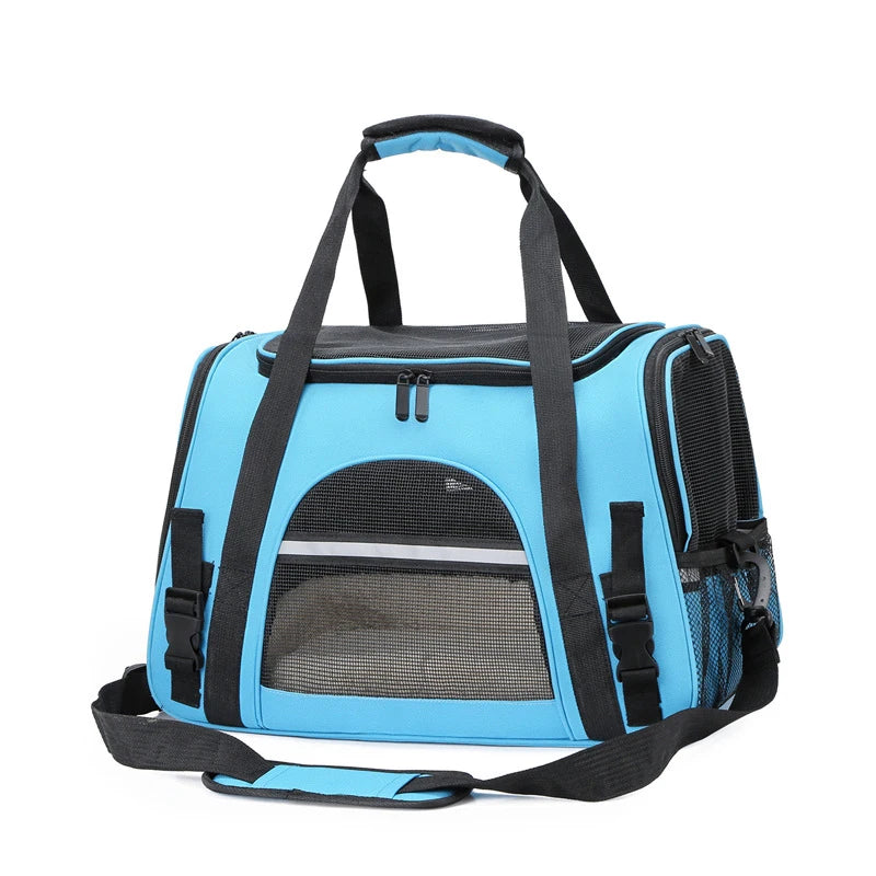 Portable Mesh Pet Carrier Bag