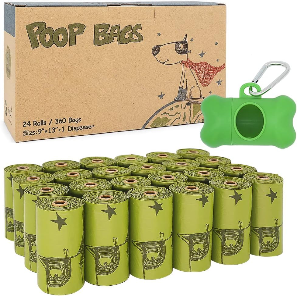 Extra Thick Dog Poop Bags with Dispenser