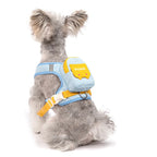 Reflective Backpack Dog Harness Set