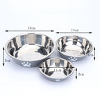 Stainless Steel Anti Slip Pet Bowl