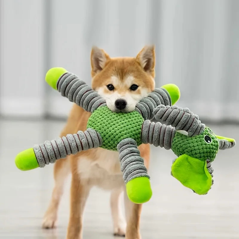 Corduroy Squeaky Plush Dog Toy