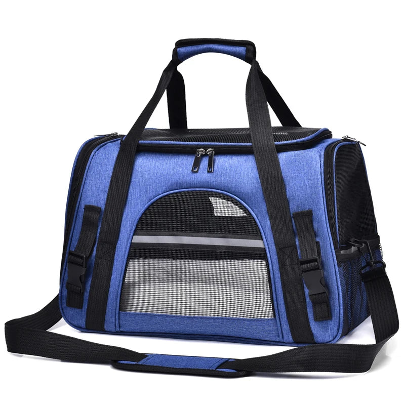 Portable Mesh Pet Carrier Bag