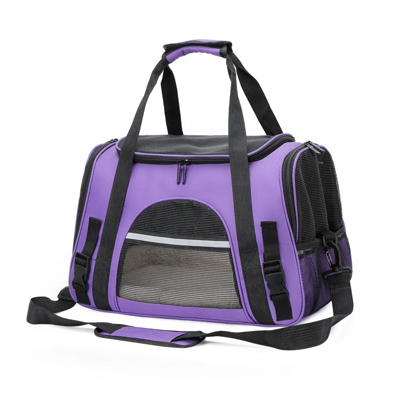 Portable Mesh Pet Carrier Bag
