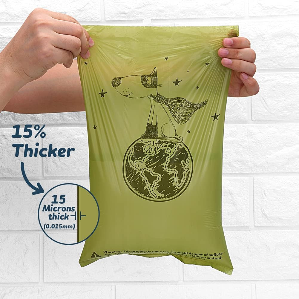 Extra Thick Dog Poop Bags with Dispenser