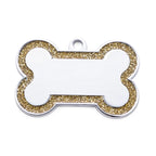 Personalized Glitter Pet ID Tag