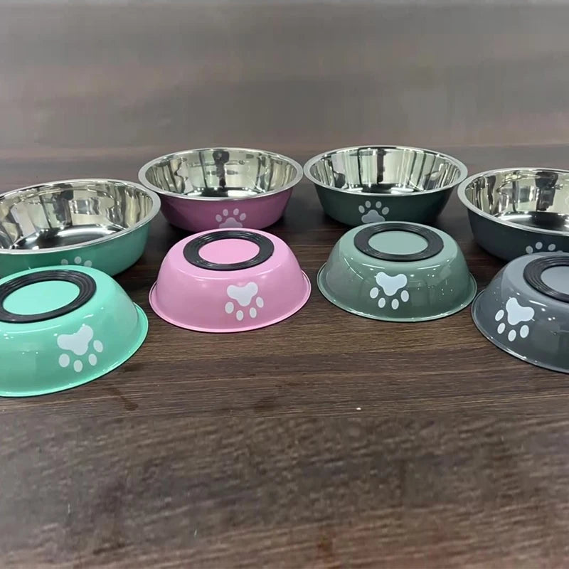 Stainless Steel Anti Slip Pet Bowl