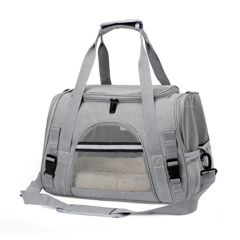 Portable Mesh Pet Carrier Bag