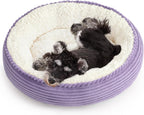 Round Plush Donut Pet Bed