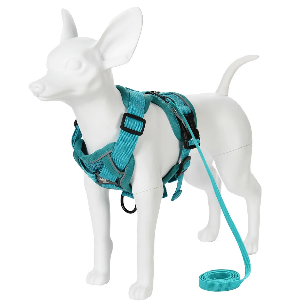 Reflective Adjustable Pet Harness Set